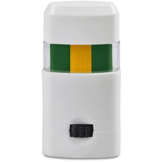 Altitude Cheer Face Paint Green Gold Front